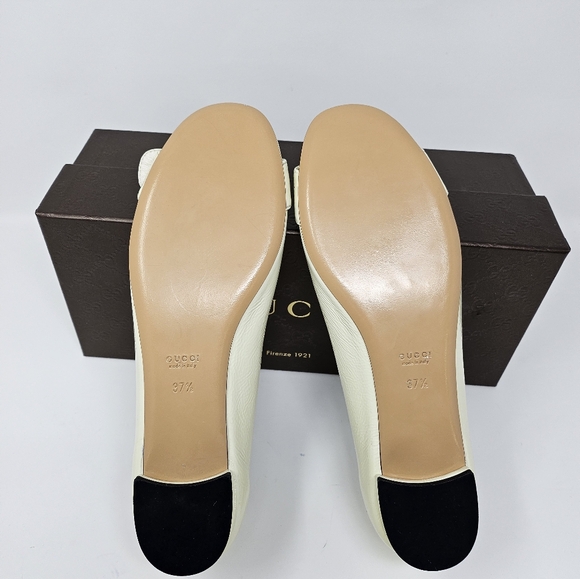 NIB Gucci Open Toe Flats - Size 7.5 - Picture 4 of 5
